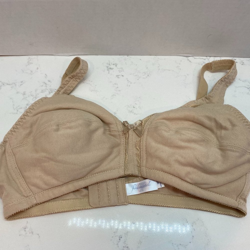 Fundamentals Beige Cotton Contour Bra